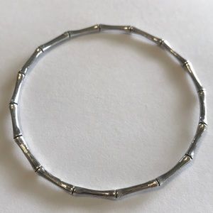 James Avery Sterling Silver bamboo bangle bracelet